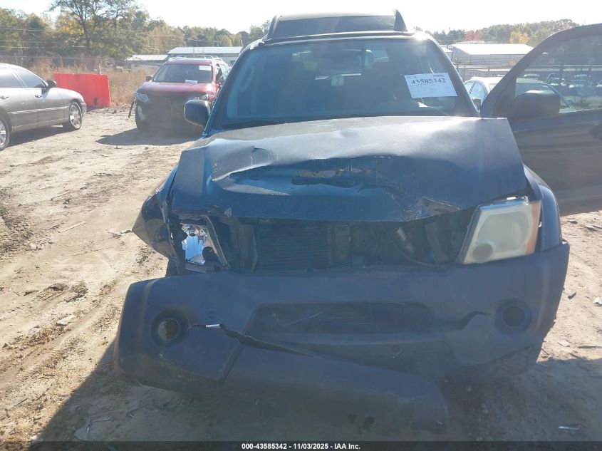 2005 Nissan Xterra Se VIN: 5N1AN08W25C641408 Lot: 43585342