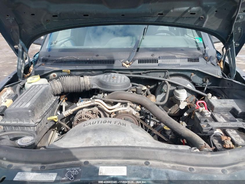 1997 Dodge Dakota Slt/Sport VIN: 1B7GL23X9VS297808 Lot: 43585345