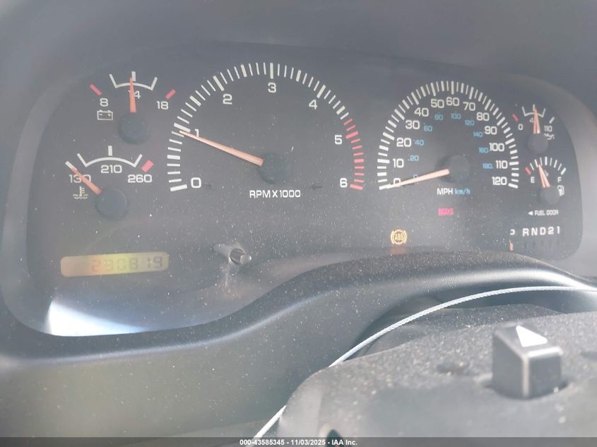 1997 Dodge Dakota Slt/Sport VIN: 1B7GL23X9VS297808 Lot: 43585345