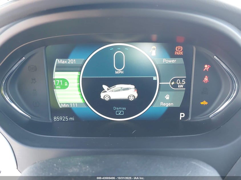 2017 Chevrolet Bolt Ev Lt VIN: 1G1FW6S07H4139709 Lot: 43585406