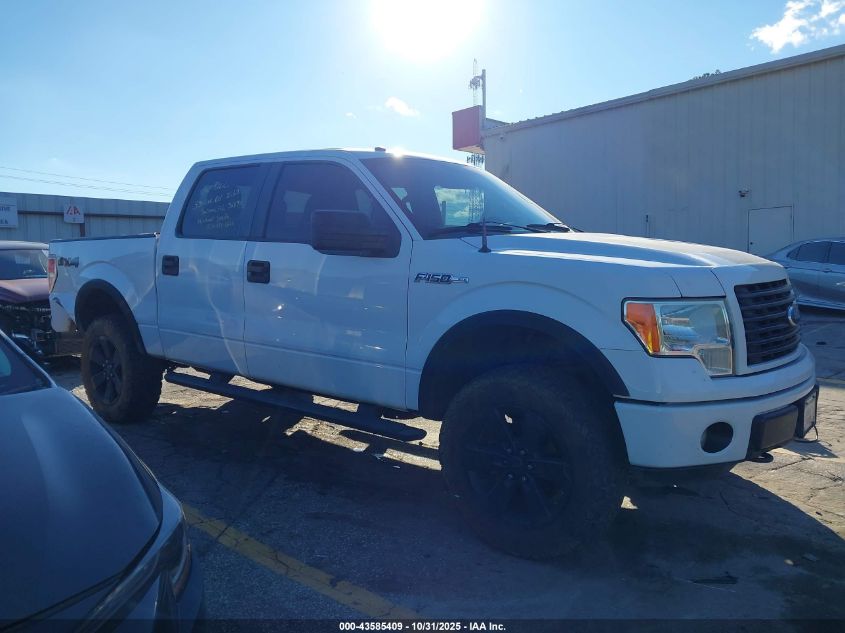 2014 Ford F-150 Stx VIN: 1FTFW1EF5EKE94881 Lot: 43585409