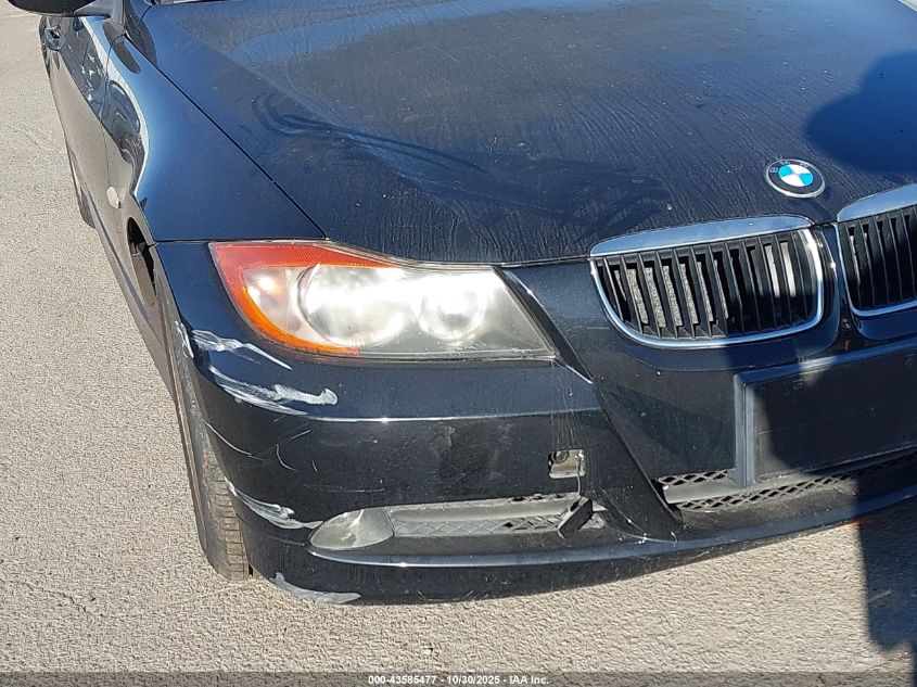 2007 BMW 328I VIN: WBAVC53597FZ81595 Lot: 43585477