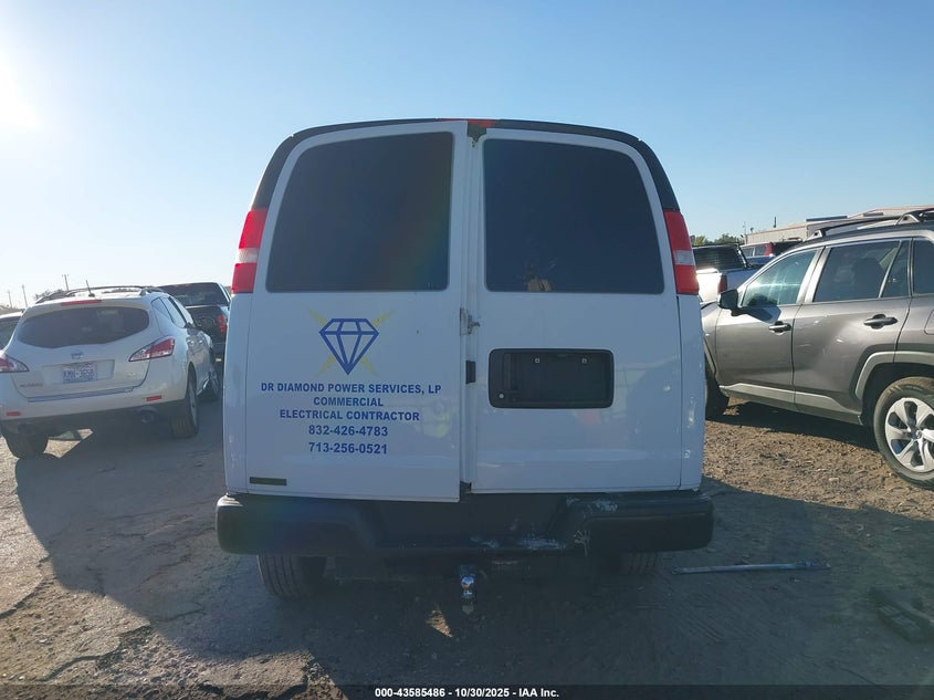 2021 Chevrolet Express Cargo Rwd 2500 Regular Wheelbase Wt VIN: 1GCWGAFP2M1197432 Lot: 43585486
