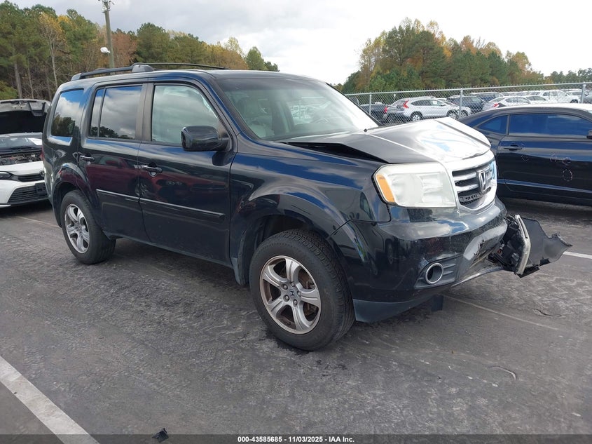 2013 HONDA PILOT EXL - 5FNYF3H6XDB032098