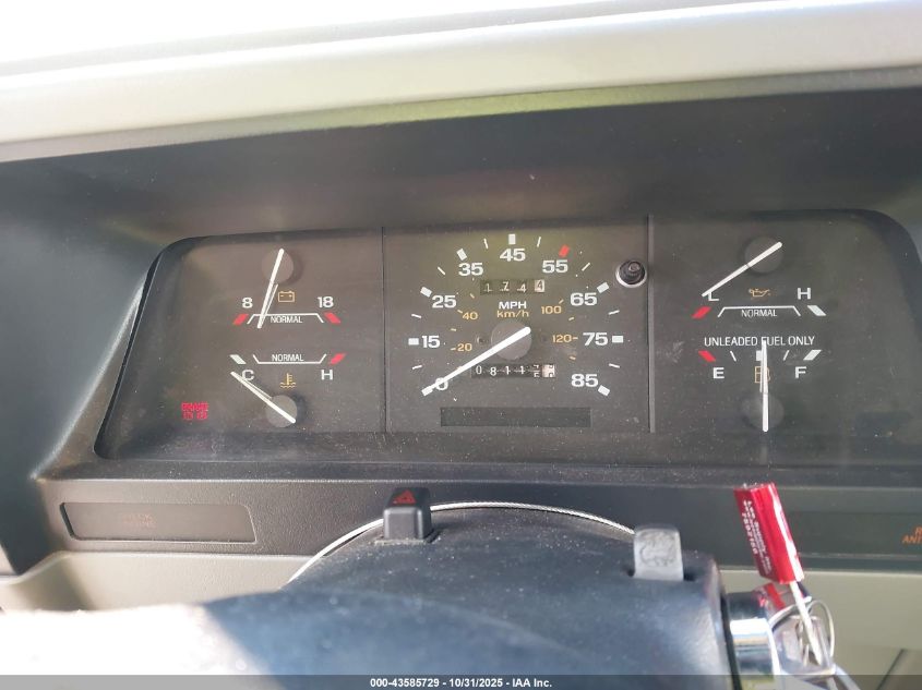 1992 Ford Ranger VIN: 1FTCR10A2NUA87921 Lot: 43585729