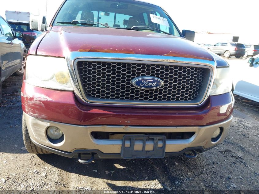 2006 Ford F-150 Fx4/Lariat/Xlt VIN: 1FTPW14546FA91708 Lot: 43585775