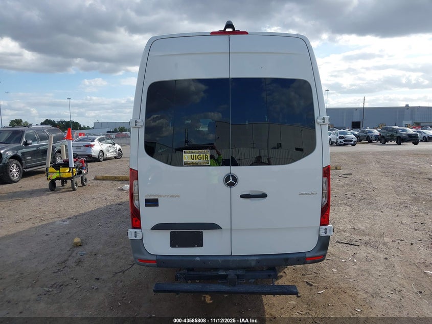 2023 Mercedes-Benz Sprinter 2500 High Roof 4-Cyl Diesel VIN: W1W4KCHY0PT125150 Lot: 43585808