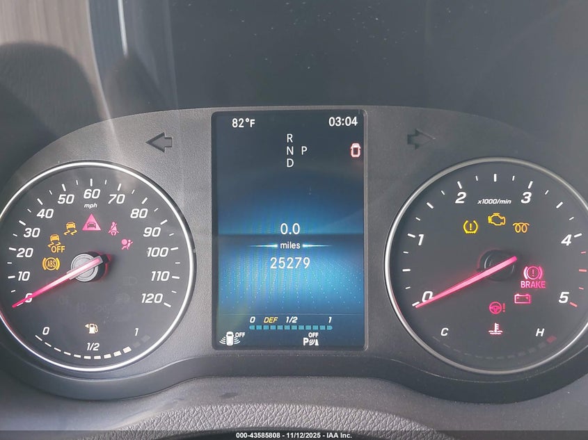 2023 Mercedes-Benz Sprinter 2500 High Roof 4-Cyl Diesel VIN: W1W4KCHY0PT125150 Lot: 43585808