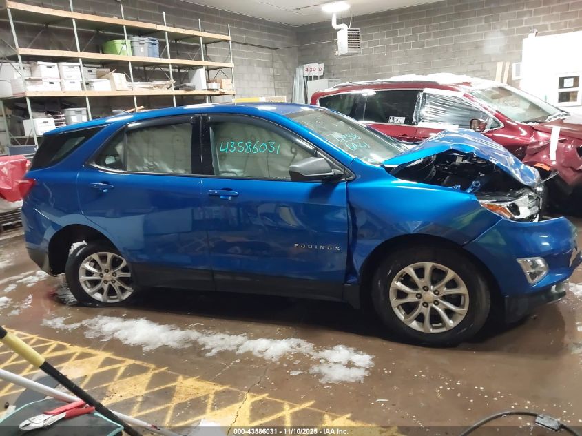 2019 Chevrolet Equinox Ls VIN: 3GNAXSEV1KS556563 Lot: 43586031