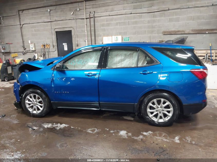 2019 Chevrolet Equinox Ls VIN: 3GNAXSEV1KS556563 Lot: 43586031