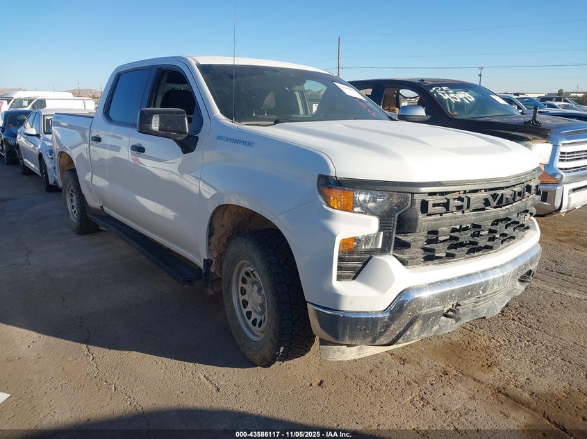 2023 CHEVROLET SILVERADO 1500 4WD  SHORT BED WT - 1GCUDAED6PZ181019
