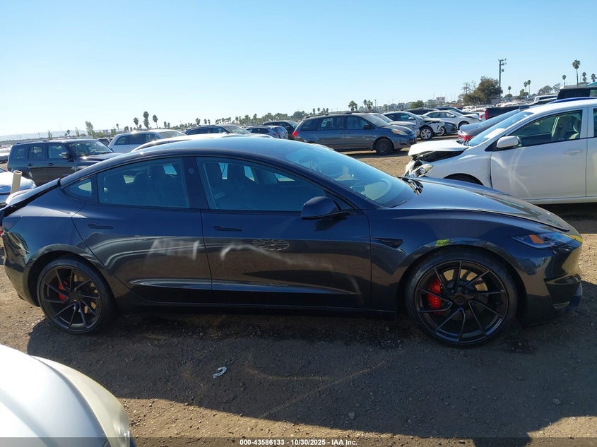 2024 Tesla Model 3 Performance All-Wheel Drive VIN: 5YJ3E1ET1RF863380 Lot: 43586133