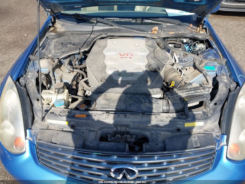 2003 Infiniti G35 Base W/Leather VIN: JNKCV54E23M222679 Lot: 43586318