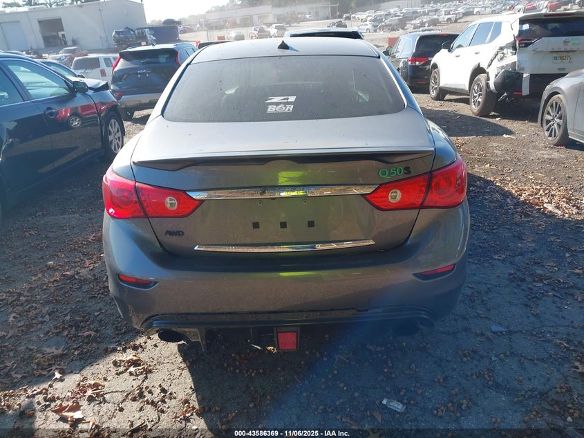 2016 Infiniti Q50 3.0T Sport VIN: JN1EV7AR9GM344316 Lot: 43586369