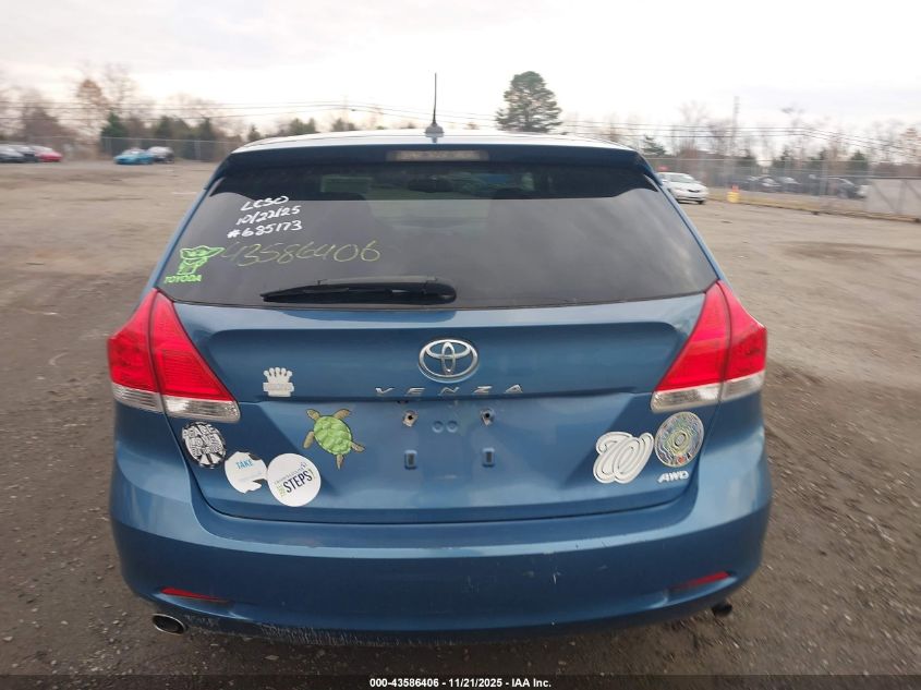 2011 Toyota Venza Base V6 VIN: 4T3BK3BBXBU046243 Lot: 43586406