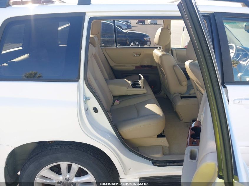 2006 Toyota Highlander Hybrid Limited V6 VIN: JTEDW21A360008813 Lot: 43586411