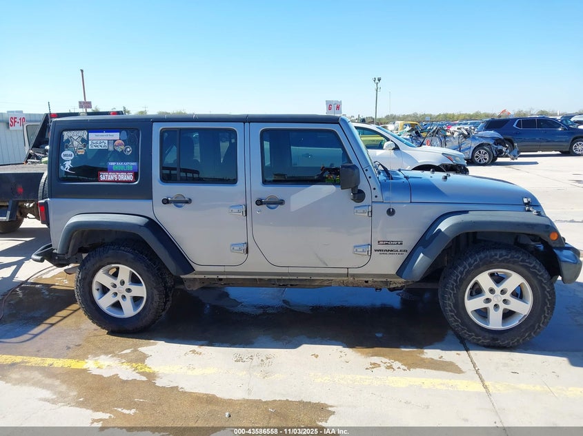 2014 JEEP WRANGLER UNLIMITED SPORT RHD 1C4BJWKG5EL189284