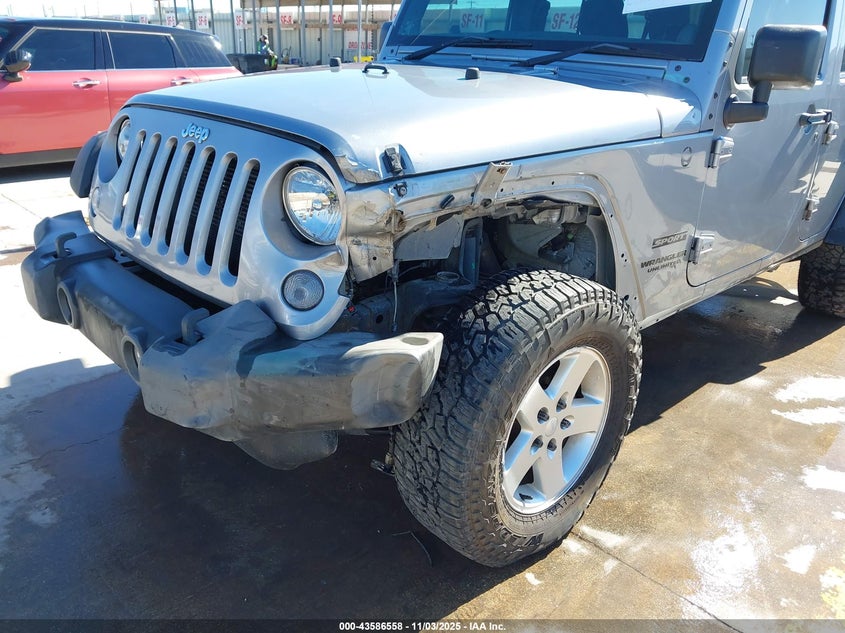 2014 JEEP WRANGLER UNLIMITED SPORT RHD 1C4BJWKG5EL189284
