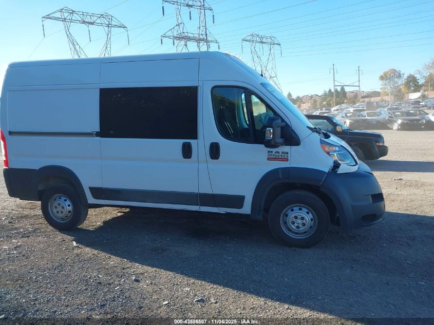 2016 Ram Promaster 2500 High Roof VIN: 3C6TRVCG6GE131189 Lot: 43586587