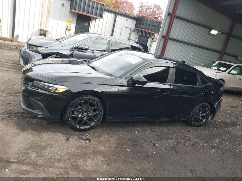 2022 Honda Civic Sport VIN: 2HGFE2F5XNH500570 Lot: 43586595