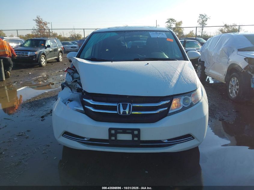 2015 Honda Odyssey Ex-L VIN: 5FNRL5H64FB037695 Lot: 43586596