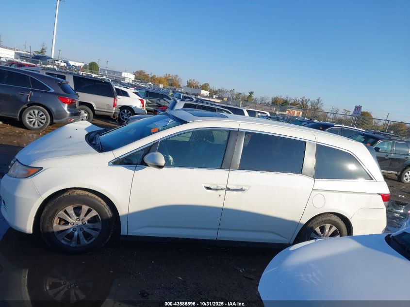 2015 Honda Odyssey Ex-L VIN: 5FNRL5H64FB037695 Lot: 43586596