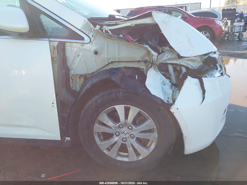 2015 Honda Odyssey Ex-L VIN: 5FNRL5H64FB037695 Lot: 43586596