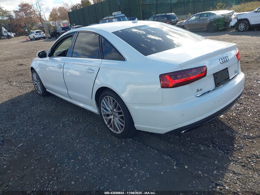 2016 AUDI A6 3.0T PREMIUM PLUS - WAUFGAFC3GN005233