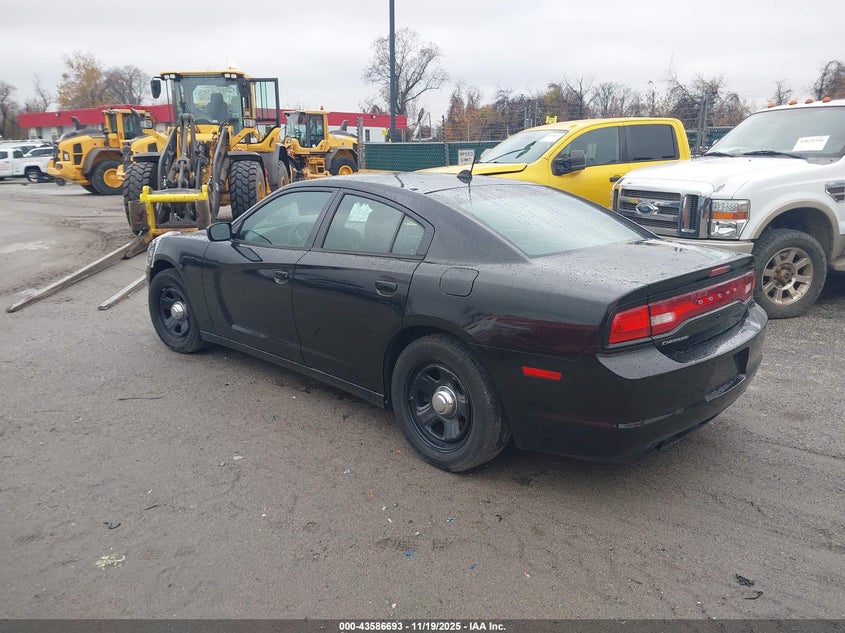 Vin: 2c3cdxat2eh172007, lot: 44081777, dodge charger police 20143