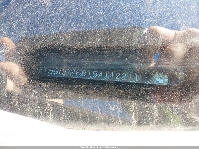 2011 Honda Accord 2.4 Ex-L VIN: 1HGCP2F81BA112211 Lot: 43586694