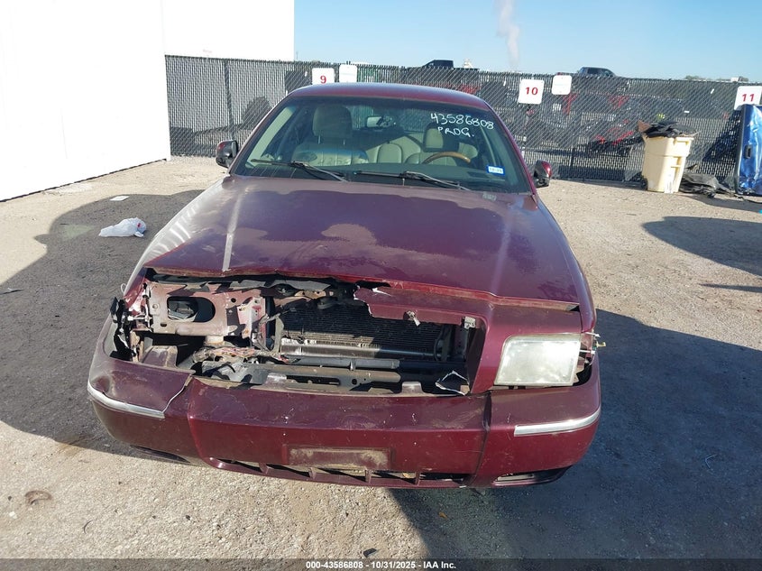 2007 Mercury Grand Marquis Ls VIN: 2MEFM75V37X605507 Lot: 43586808