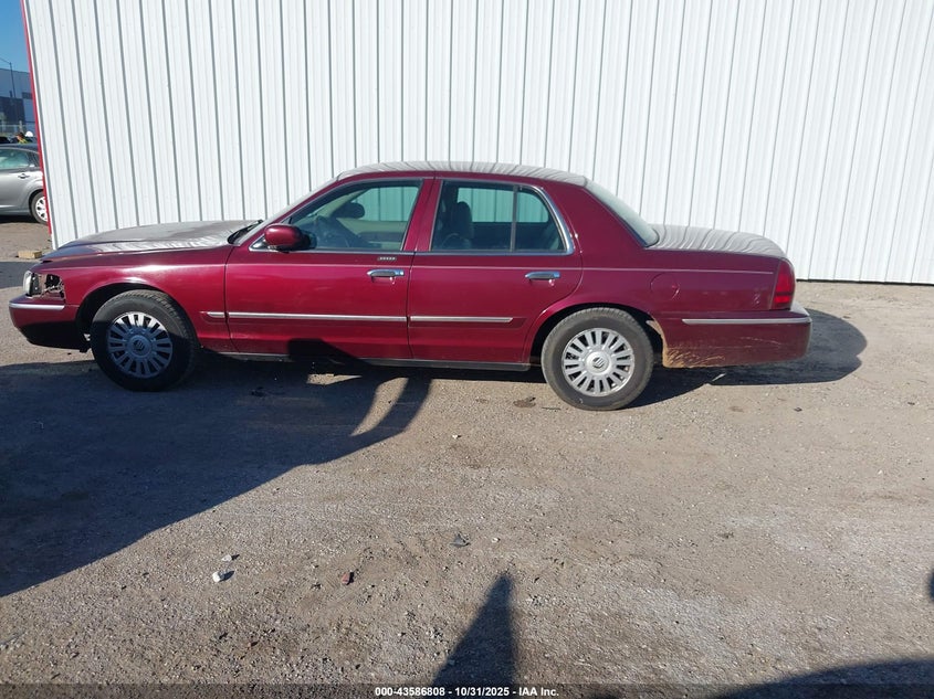 2007 Mercury Grand Marquis Ls VIN: 2MEFM75V37X605507 Lot: 43586808