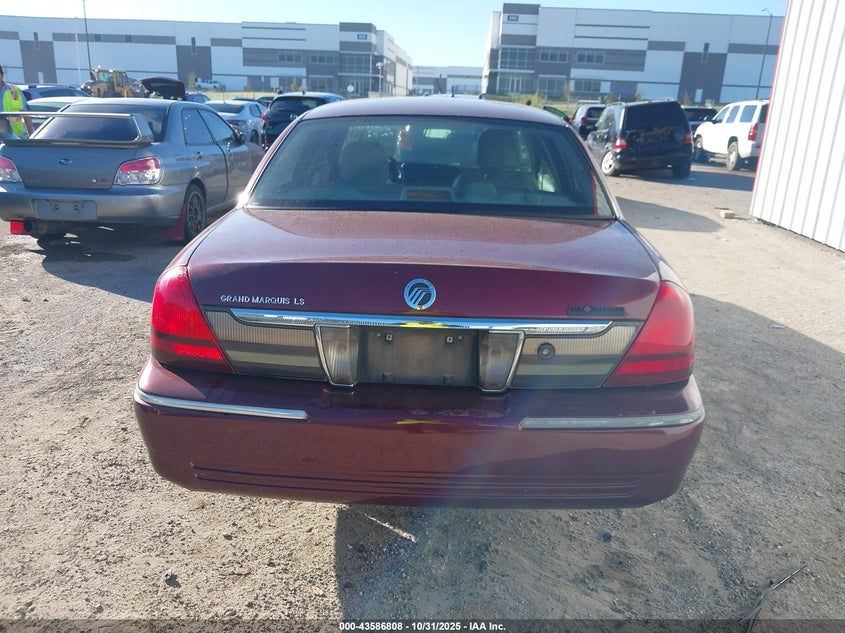 2007 Mercury Grand Marquis Ls VIN: 2MEFM75V37X605507 Lot: 43586808