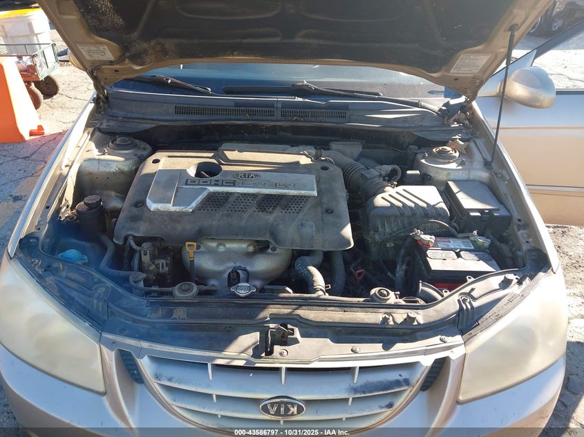 2005 Kia Spectra Ex/Lx/Sx VIN: KNAFE121855146676 Lot: 43586797