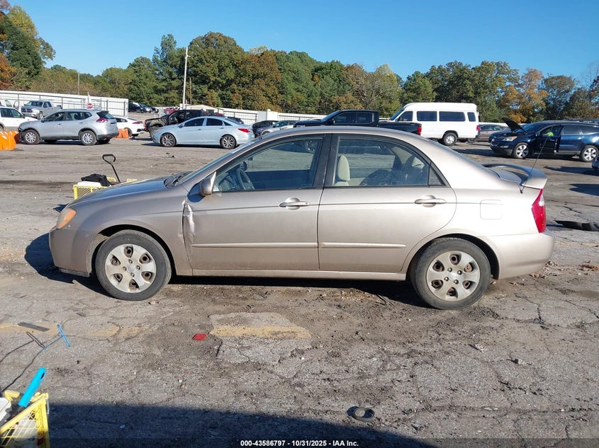 2005 Kia Spectra Ex/Lx/Sx VIN: KNAFE121855146676 Lot: 43586797
