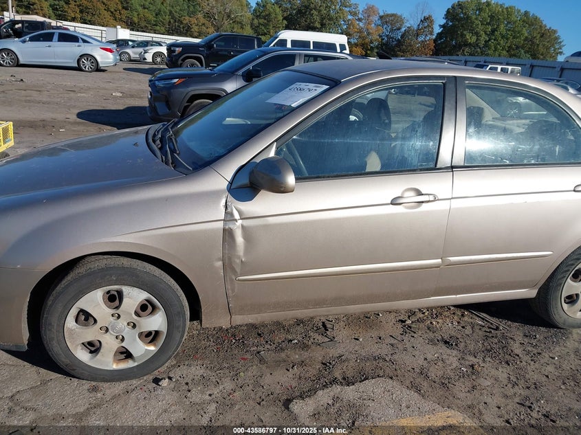 2005 Kia Spectra Ex/Lx/Sx VIN: KNAFE121855146676 Lot: 43586797