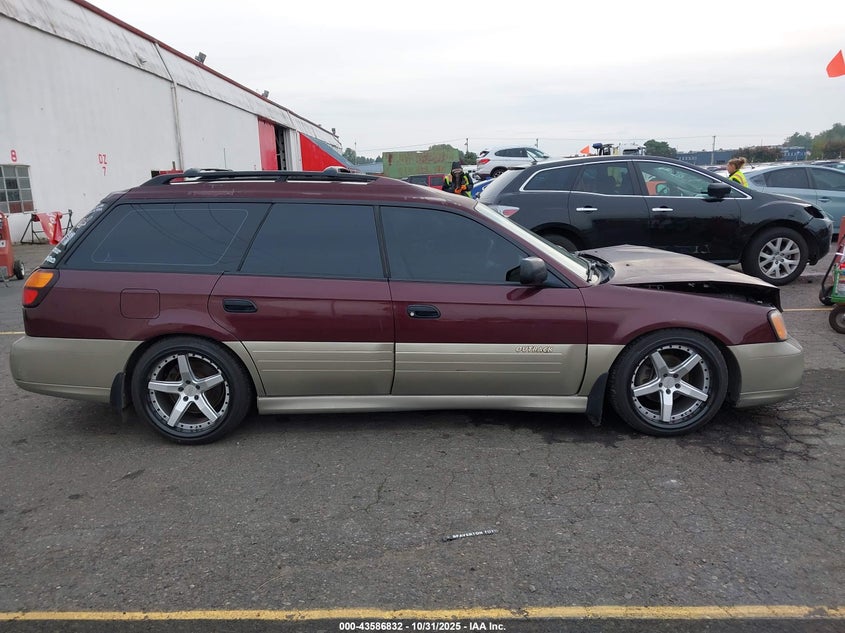 2000 Subaru Outback VIN: 4S3BH6655Y6643976 Lot: 43586832