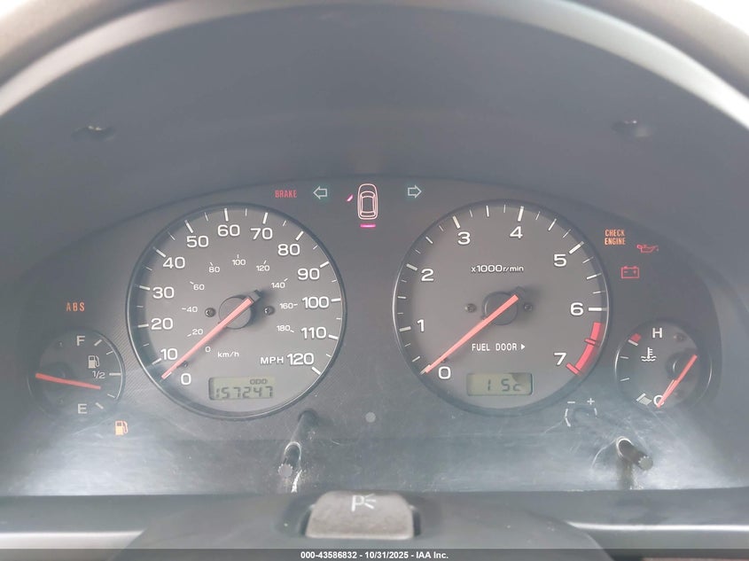 2000 Subaru Outback VIN: 4S3BH6655Y6643976 Lot: 43586832