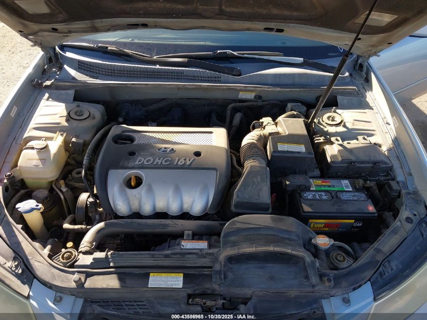 2008 Hyundai Sonata Gls VIN: 5NPET46C68H304017 Lot: 43586965