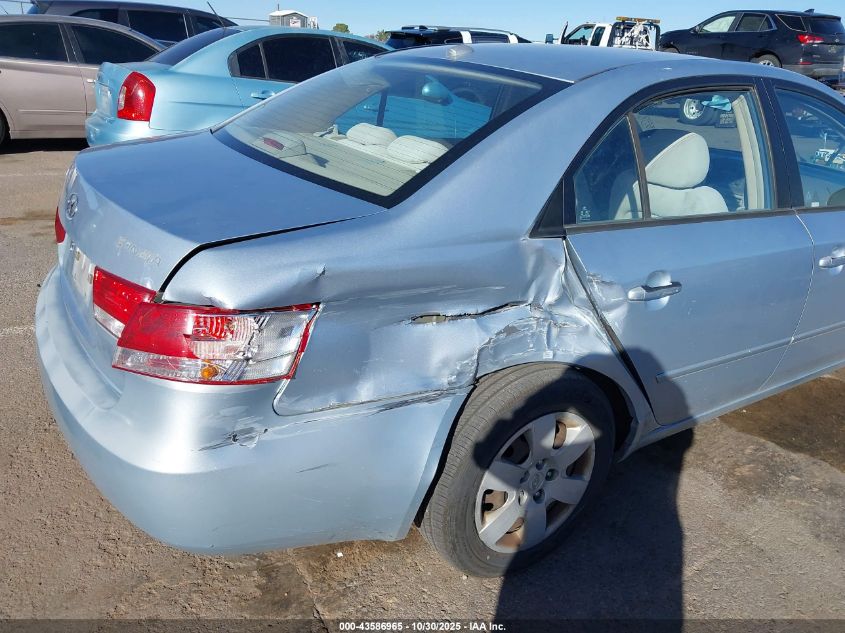 2008 Hyundai Sonata Gls VIN: 5NPET46C68H304017 Lot: 43586965