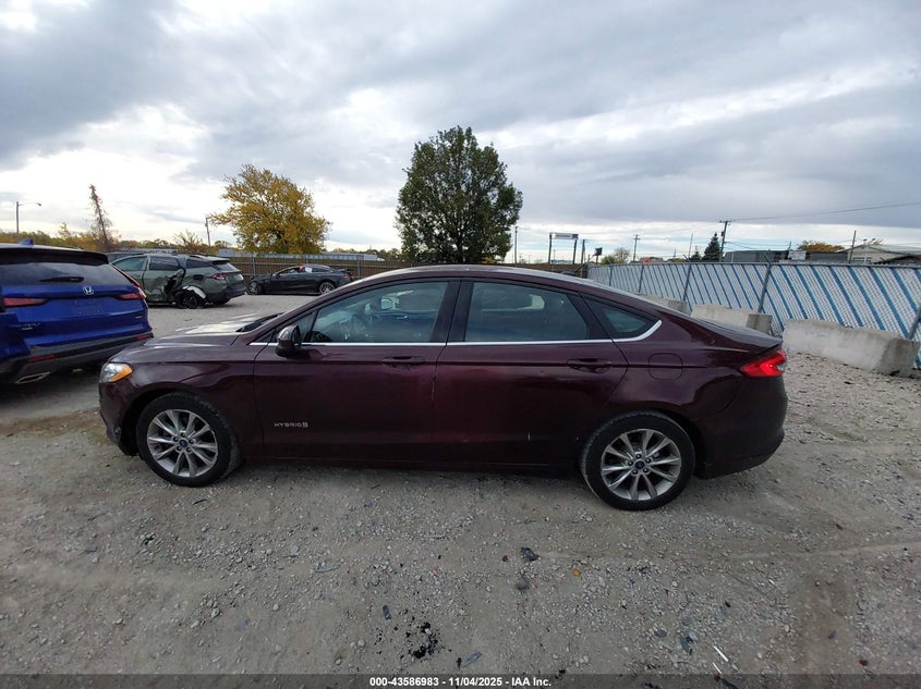 2017 FORD FUSION HYBRID SE - 3FA6P0LU8HR244887