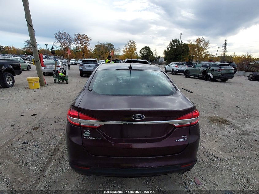 2017 FORD FUSION HYBRID SE - 3FA6P0LU8HR244887