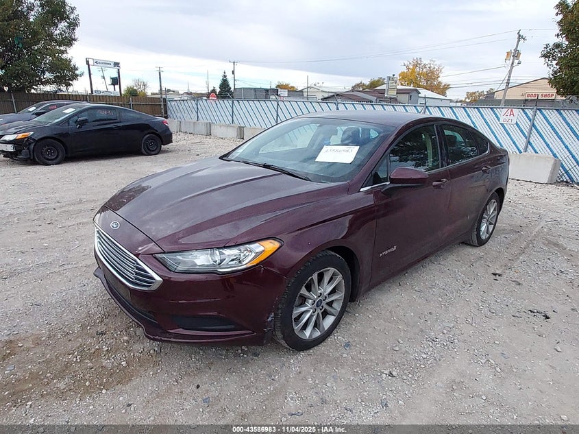 2017 FORD FUSION HYBRID SE - 3FA6P0LU8HR244887