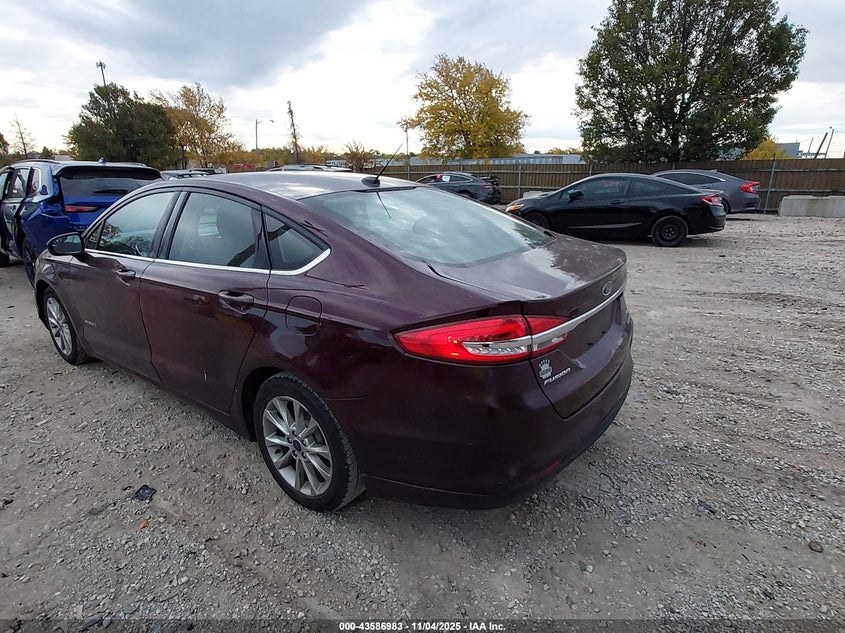 2017 FORD FUSION HYBRID SE - 3FA6P0LU8HR244887