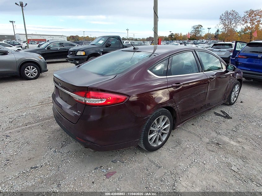 2017 FORD FUSION HYBRID SE - 3FA6P0LU8HR244887