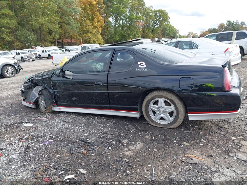 2002 Chevrolet Monte Carlo Ss VIN: 2G1WX15K129187546 Lot: 43587013