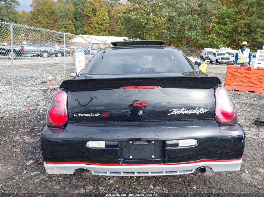 2002 Chevrolet Monte Carlo Ss VIN: 2G1WX15K129187546 Lot: 43587013