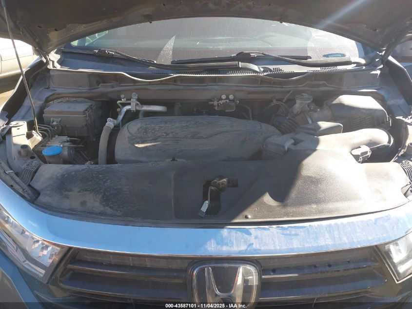 2022 Honda Odyssey Touring VIN: 5FNRL6H88NB039181 Lot: 43587101