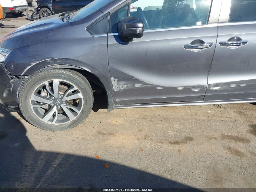 2022 Honda Odyssey Touring VIN: 5FNRL6H88NB039181 Lot: 43587101