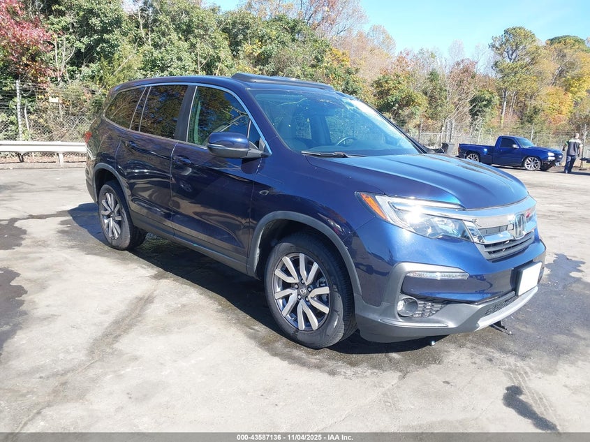 2022 HONDA PILOT 2WD EX-L - 5FNYF5H50NB006176
